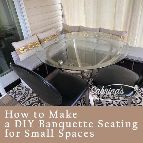 How to Make a DIY Banquette Seating for Small Spaces - square image