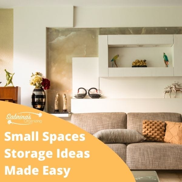 Small Spaces Storage Ideas Made Easy - square image