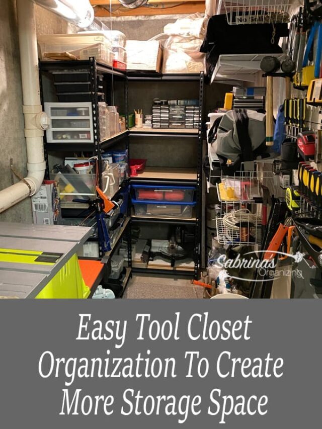 How to Create an Organized Tool Closet