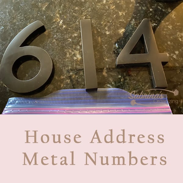 house address metal numbers