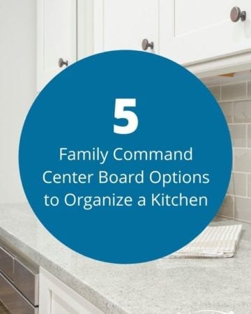 5 Family Command Center Board Options to Organize a Kitchen - featured image