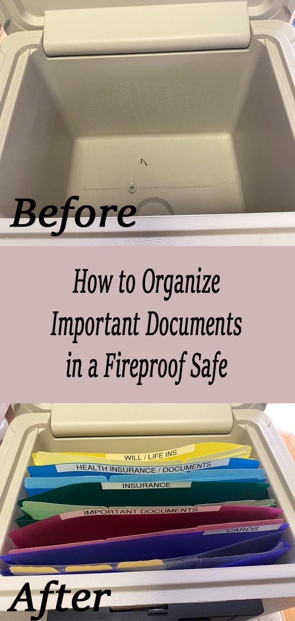 How to Organize Important Documents in a Fireproof Safe
