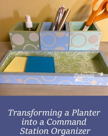 Transforming a planter into a command center organizer - featured image