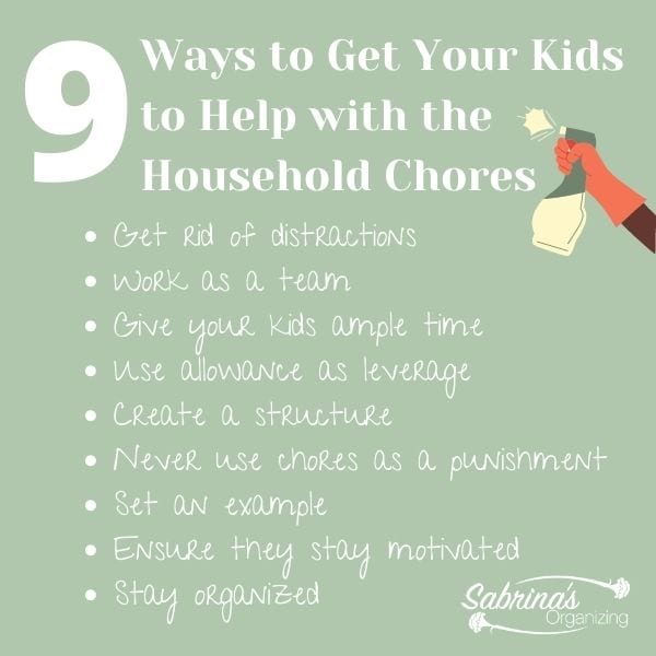 9 Ways to Get Your Kids to Help with the Household Chores