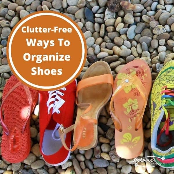 Unique Clutter Free Ways - square image To Organize Shoes