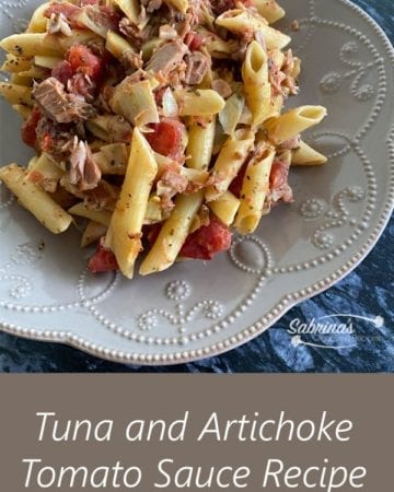 Tuna and Artichoke Tomato Sauce Recipe featured image