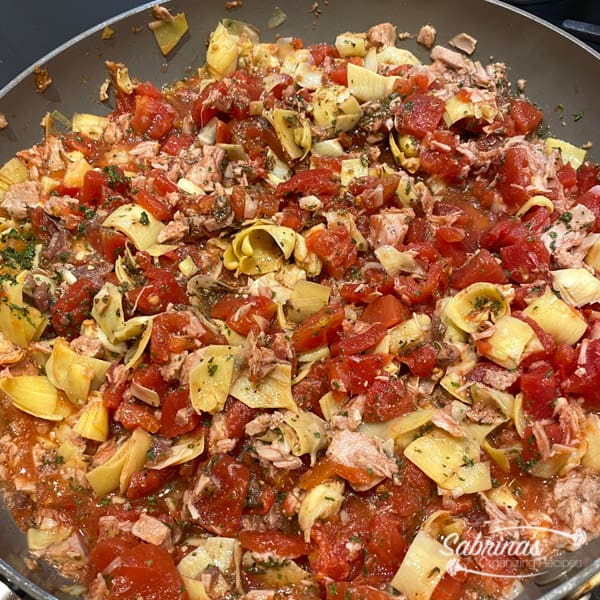 Tuna and Artichoke Tomato Sauce Recipe