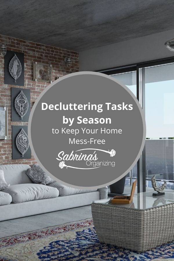 Decluttering Tasks by Season to keep your home mess-free - featured image