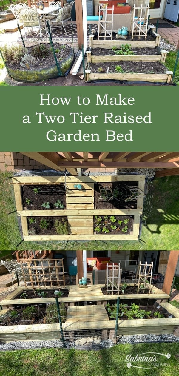 How to Make a Two Tier Raised Garden Bed