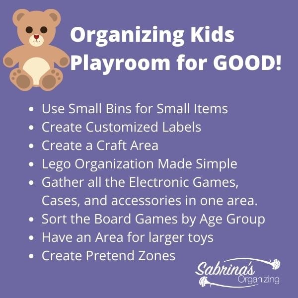 Organizing Kids Playroom for Good