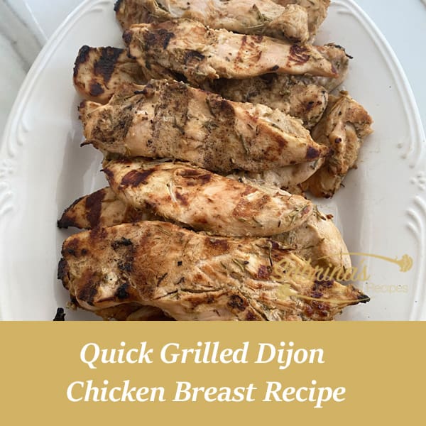 Quick Grilled Dijon Chicken Breast Recipe - square image