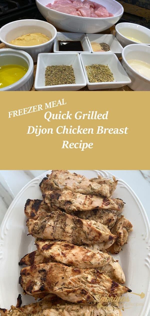 Quick Grilled Dijon Chicken Breast Recipe - long image