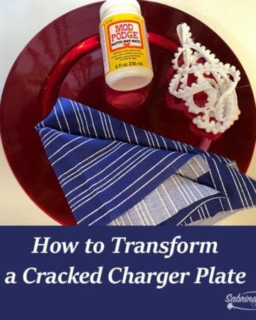 How to Transform a Cracked Charger Plate - square image