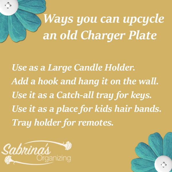 Ways You Can Upcycle an Old Charger Plate