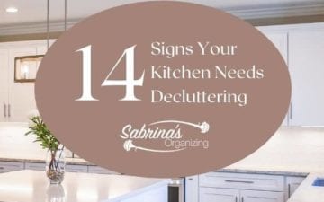 14 Signs Your Kitchen Needs Decluttering - Featured image