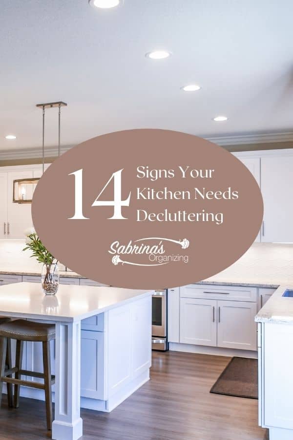 14 Signs Your Kitchen Needs Decluttering - Featured image