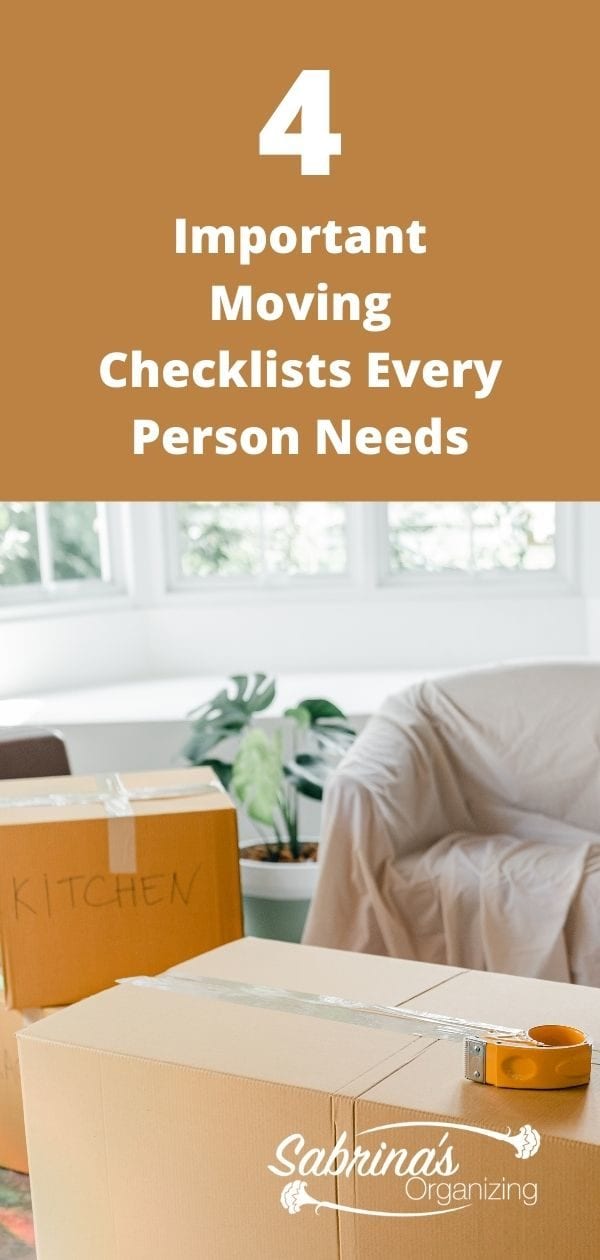 Four Important Moving Checklist Every Person Needs