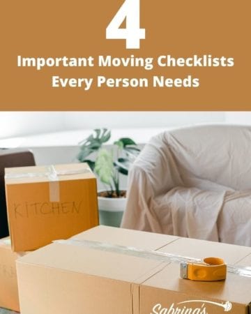 Four Important Moving Checklist Every Person Needs - featured image