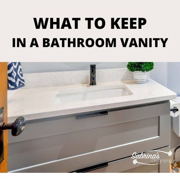 What to Keep in a Bathroom Vanity - square image