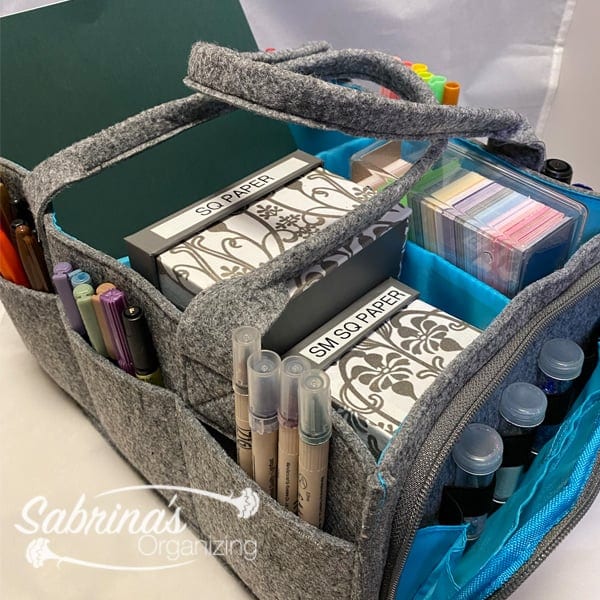 Craft Supplies Organized in a Mimmo Caddy