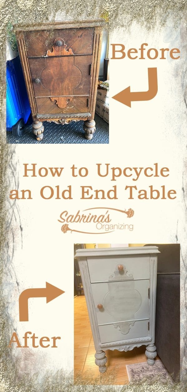 How to Upcycle an Old End Table