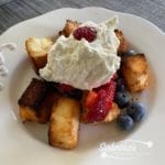 Easy Angel Food Cake and Berries with Lemon Vanilla Whipped Cream Recipe