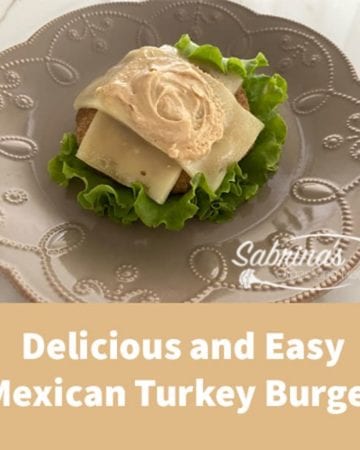 Delicious and Easy Mexican Turkey Burger Recipe - square image