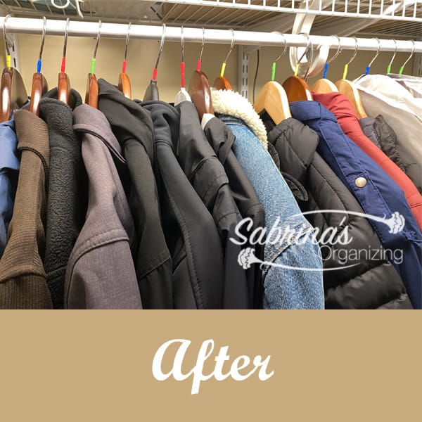 How to Easily Organize Family Coats in a Coat Closet
