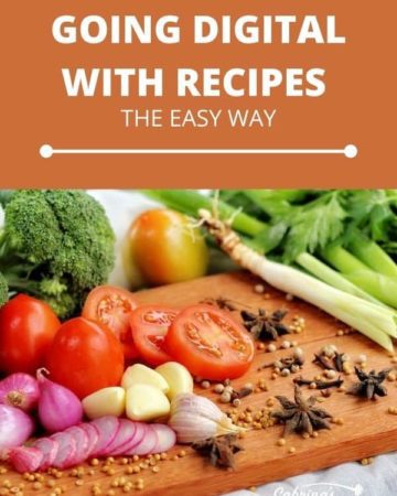 Going Digital with Recipes - The Easy Way - Sabrina's Organizing