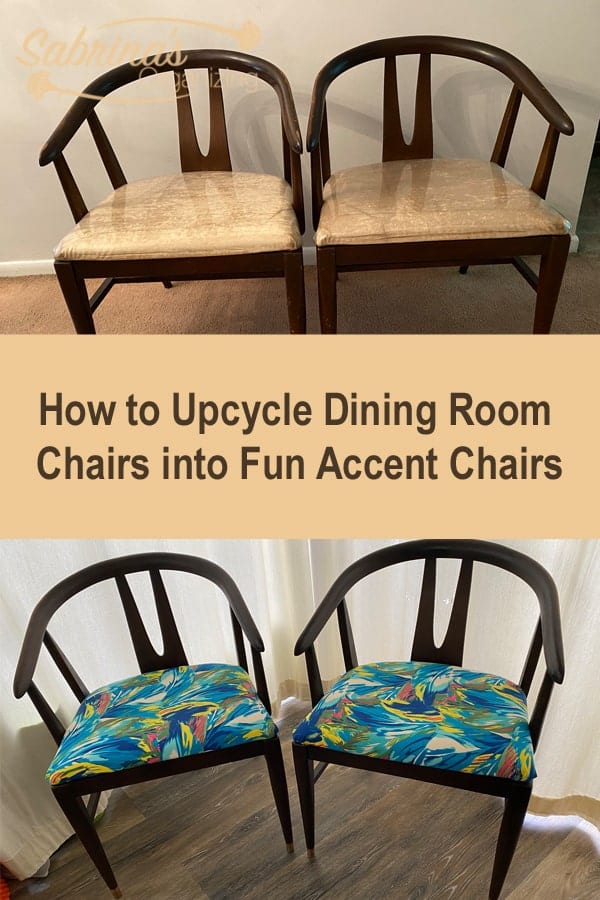 upcycled dining chairs