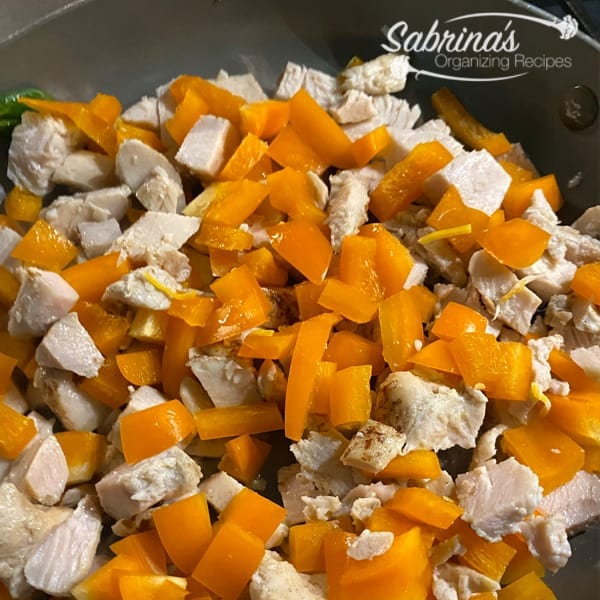 Quick Chicken Breast Recipe with Vegetables in a skillet