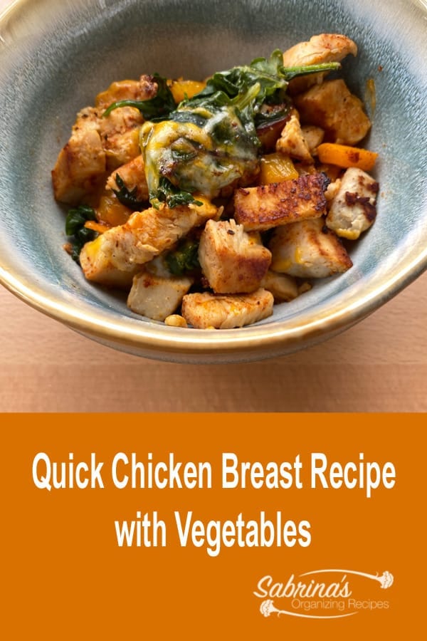 Quick Chicken Breast Recipe with Vegetables featured image