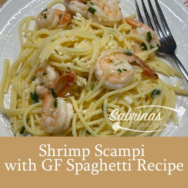 Shrimp Scampi with GF Spaghetti Recipe - square