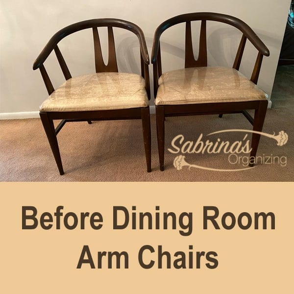 Dining Room Arm Chairs Before
