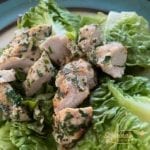 Quick Turkey Tenderloin Recipe on a Salad