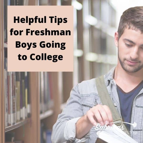 Helpful Tips for Freshman Boys Going to College - square image