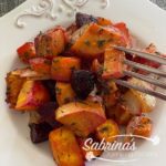 Honey Roasted Beets Carrots and Sweet Potato Recipe - square image