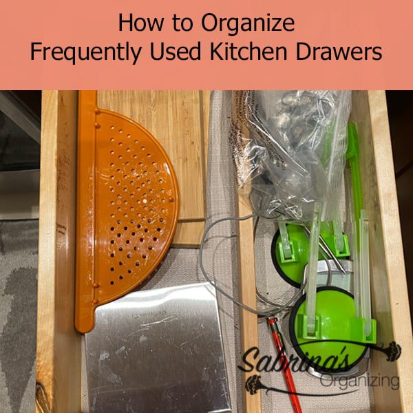 How to Organize Frequently Used Kitchen Drawer - square image