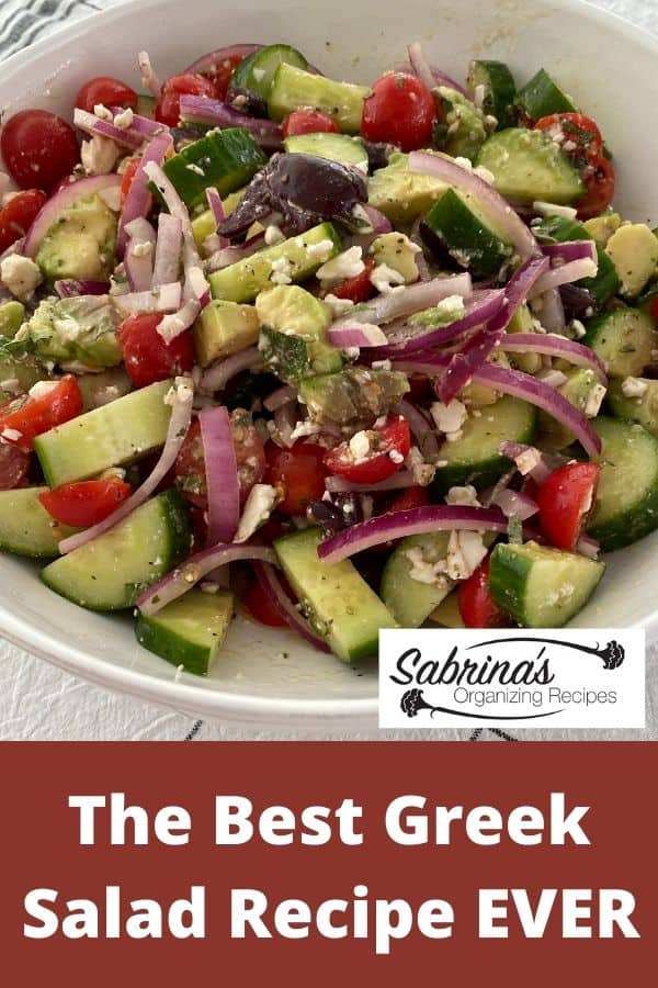 The Best Greek Salad Recipe - featured image