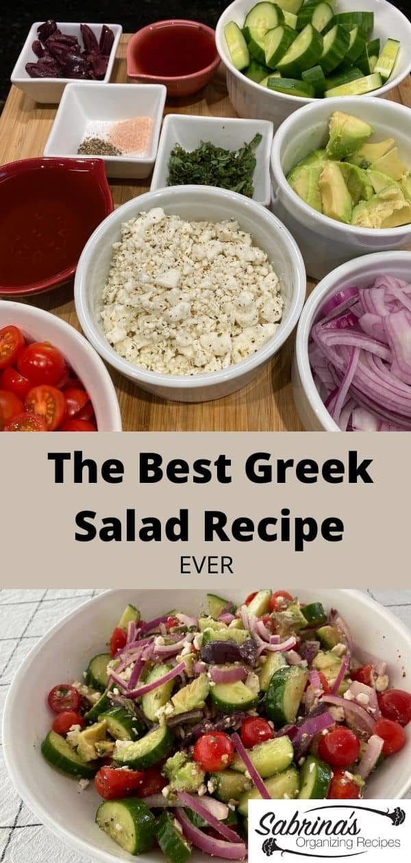 The Best Greek Salad Recipe - long image