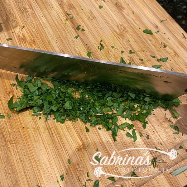 Finely chopped herbs