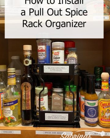 How to Install a Pull Out Spice Rack Organizer - featured image