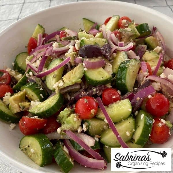 The Best Greek Salad Recipe - square image