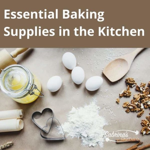 Essential Baking Supplies in the Kitchen - square image