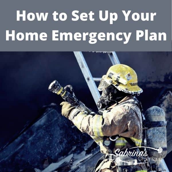 How to Set Up Your Home Emergency Plan - square image