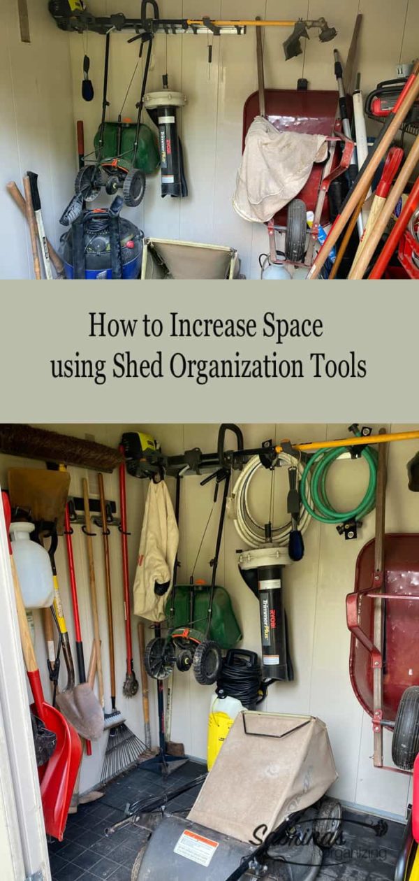 How to Increase Space using Shed Organization Tools - long image
