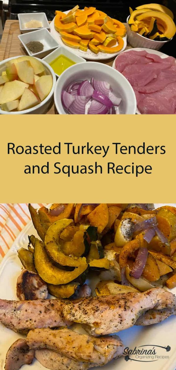 Roasted Turkey Tenders and Squash Recipe - long image