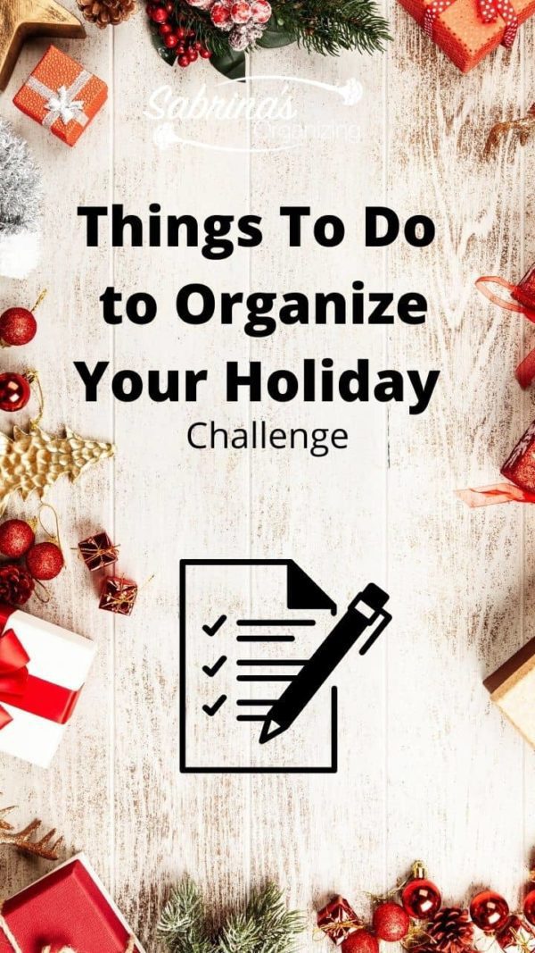 Things to Do to Organize Your Holiday - long image