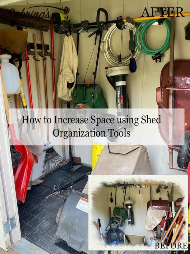 How to Increase Space in a Small Shed