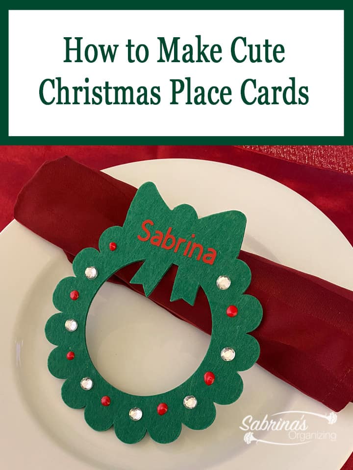 How to Make Cute Christmas Place Cards - featured image